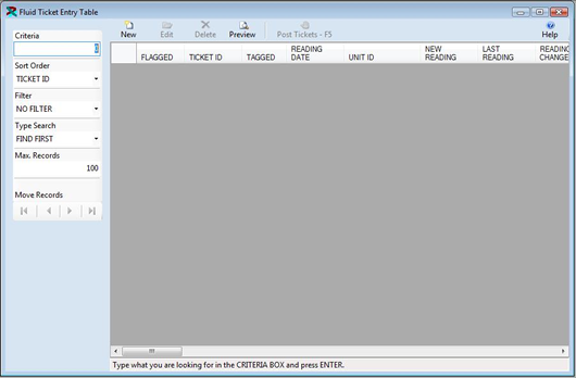 The Fluid Ticket Entry Table is displayed in browse mode from the FuelWise VB Fuel Management Software. Download a free working copy of our Fuel Management Software.